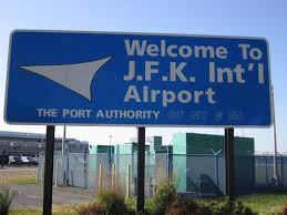 JFK-JFK International airport sign