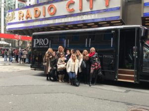 christmas in ny limousine party bus
