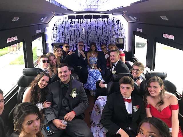 party bus rental interior 1