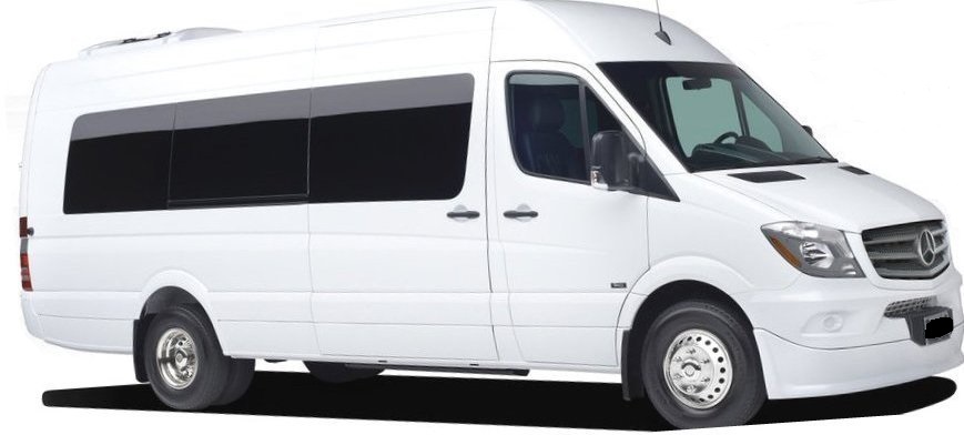 ocean county white sprinter limousine exterior