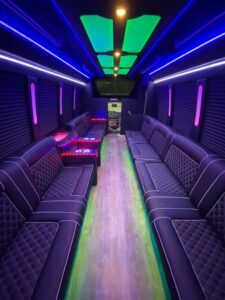 prom limo coach interior 1